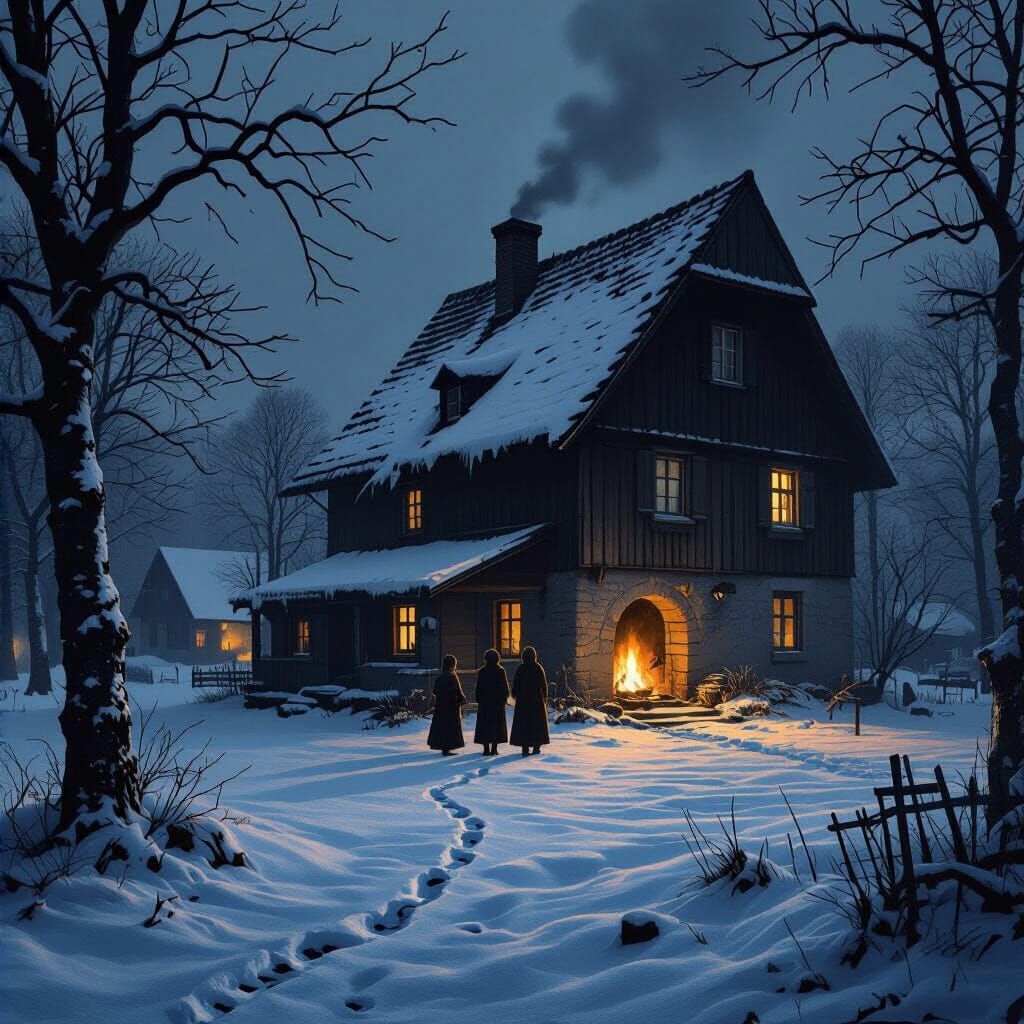 Eerie Hinterkaifeck Farmhouse Massacre Scene