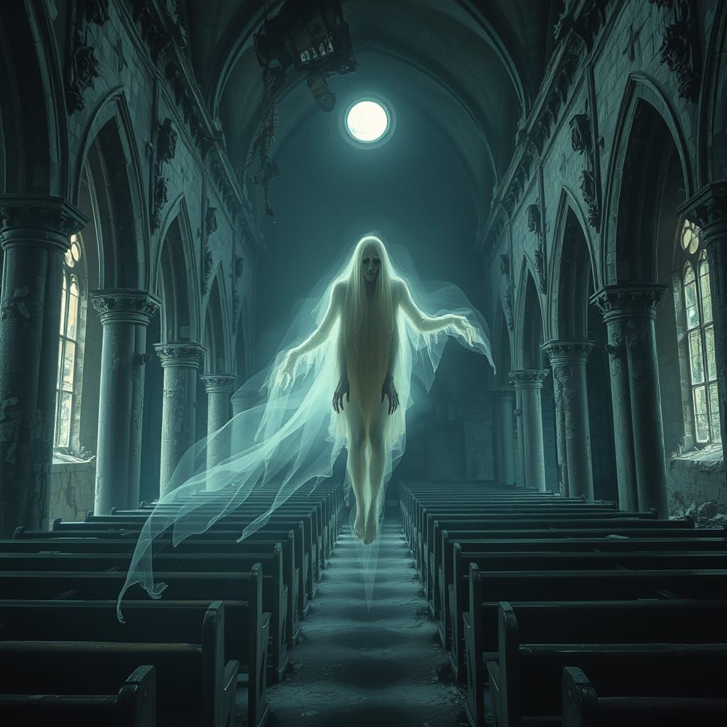 Ethereal Spirit Haunts a Haunted Church