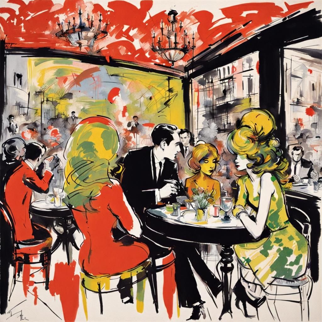 Dynamic Information Blowup: Evocative Nascent Colors