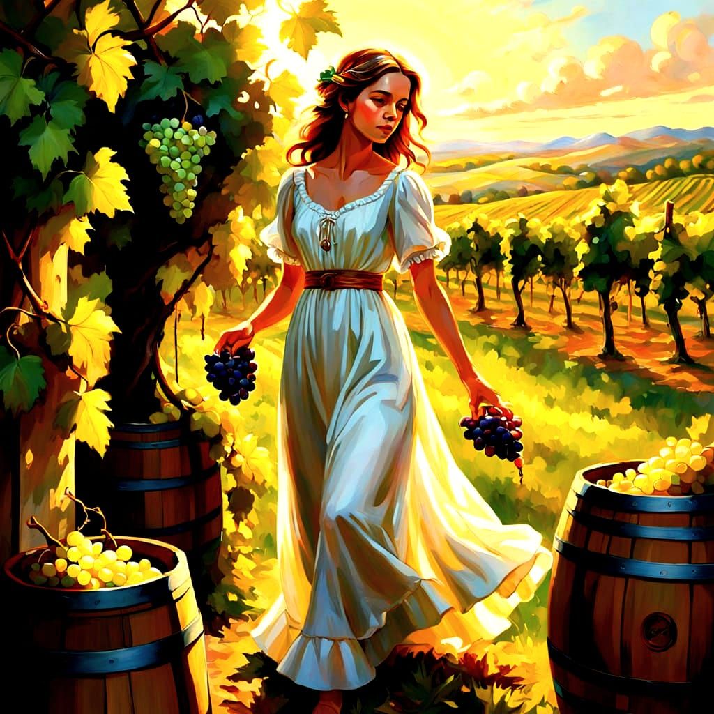 Ethereal Vineyard Masterpiece