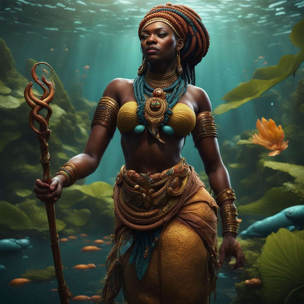Mami Wata: Enchanting Water Spirit in African Art