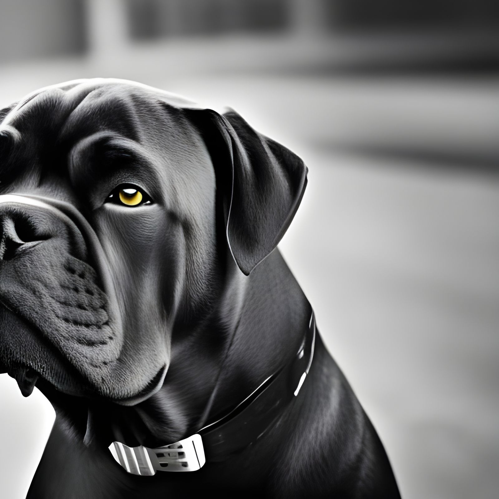 Majestic Cane Corso in Natural Light Photography