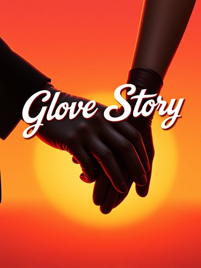 Romantic 1970s Film Poster in Classic Hollywood Style