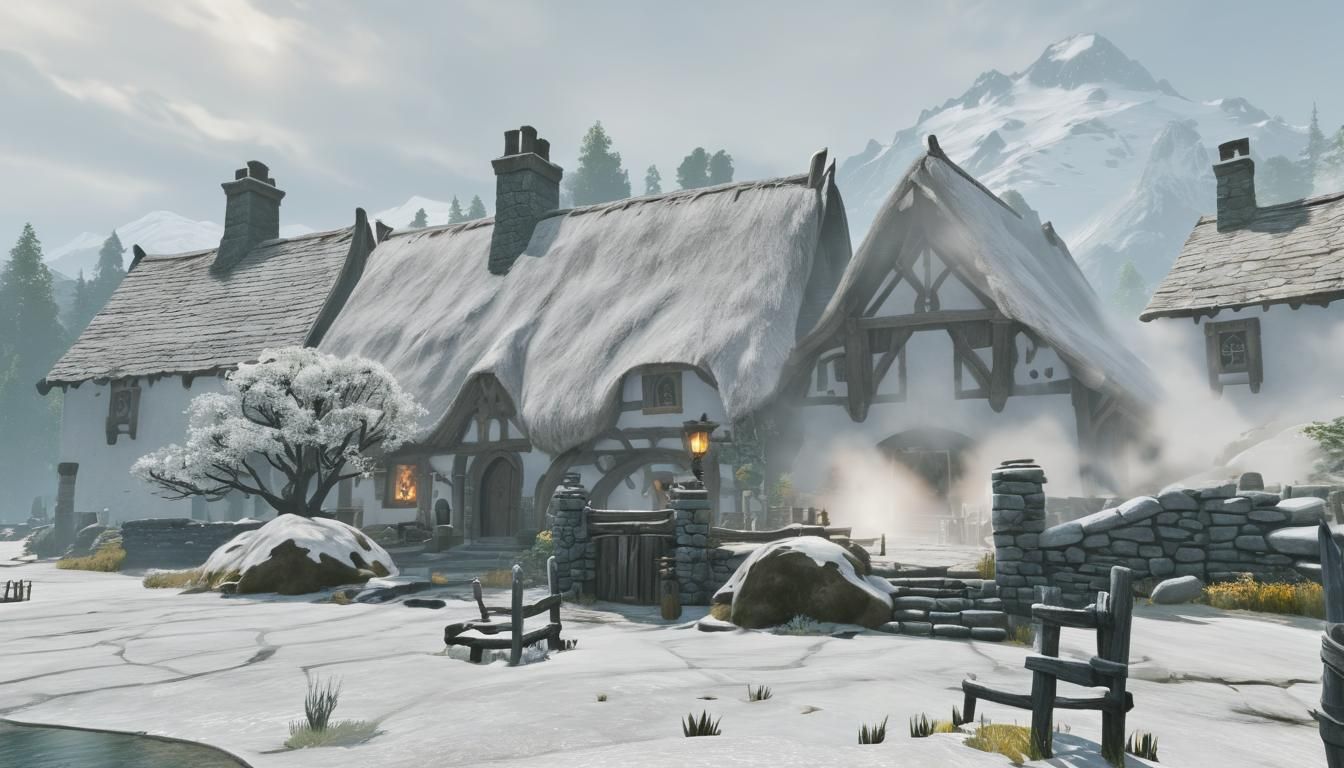 Serene Fantasy Landscape Inspired by RPGs