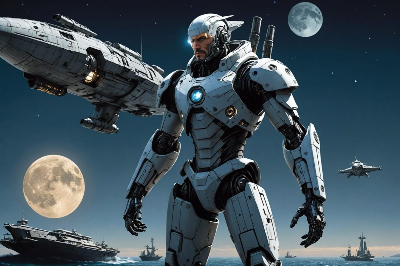 Cyberpunk Ahab in the 31st Century: Otomo-Inspired Design