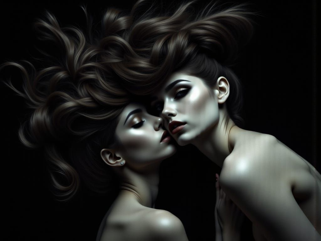 Ethereal Dynamic Scene with Unusual Colors