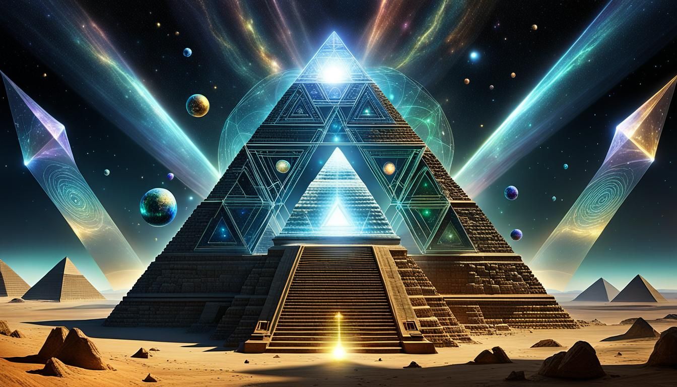 Holographic Sirian Light Body Pyramid Stargate