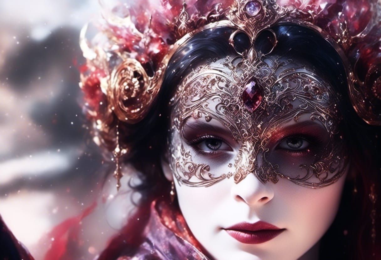 Rococo Jedi Lady with Red Hair