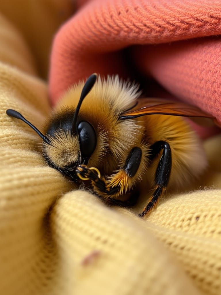 Image of a Sleepy Bumblebee