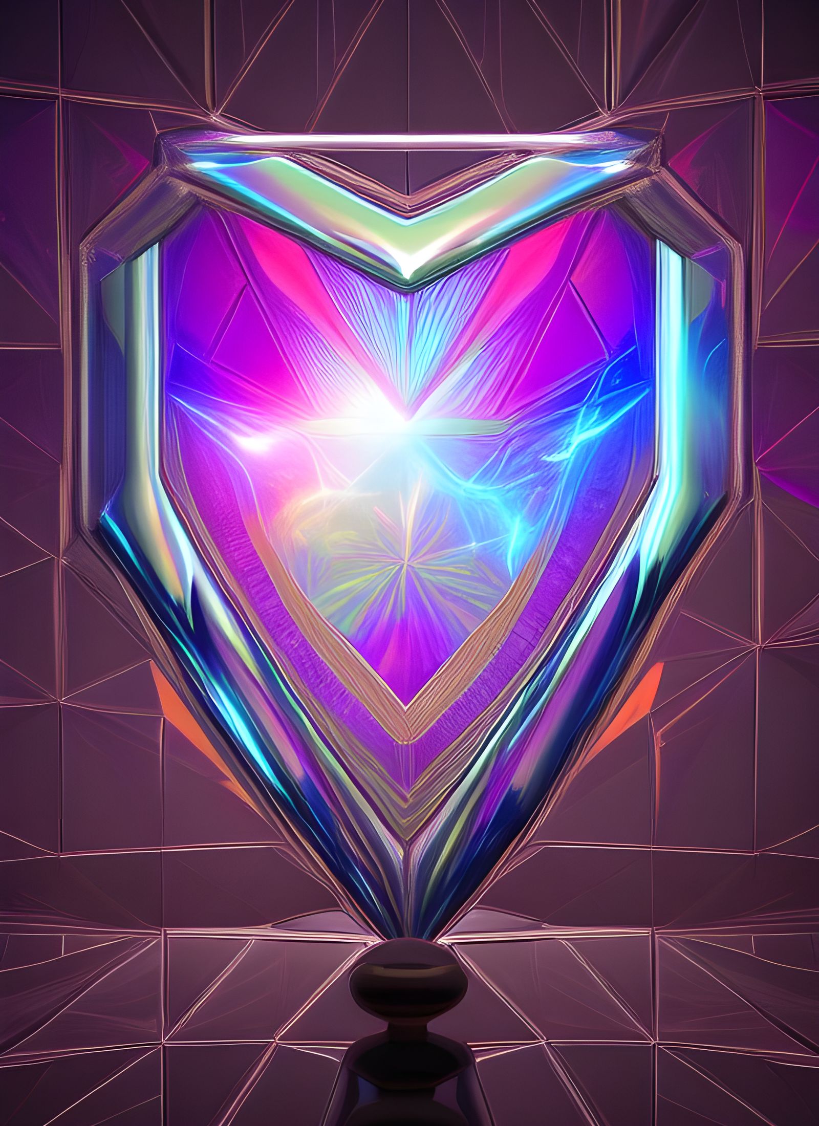 Abstract Rendering Exploring Love and Life's Meaning