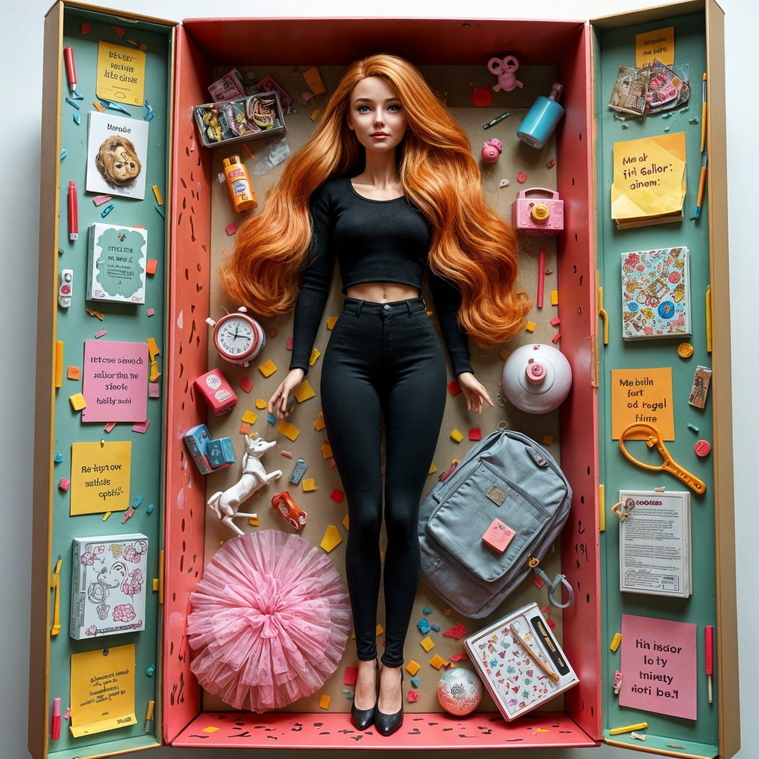 Realistic Doll in Vibrant Boxed Packaging