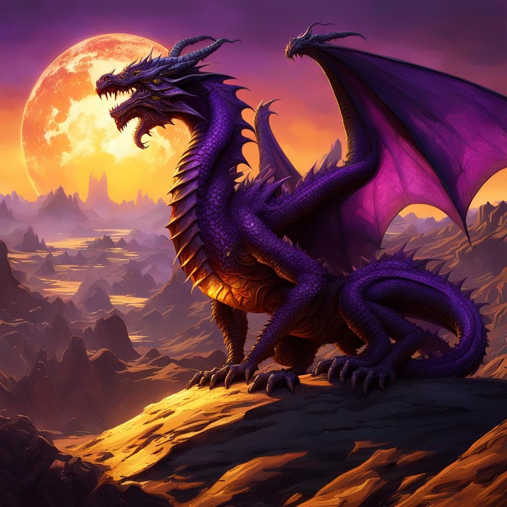 Dragon on the Sun: Dark Fantasy Concept Art