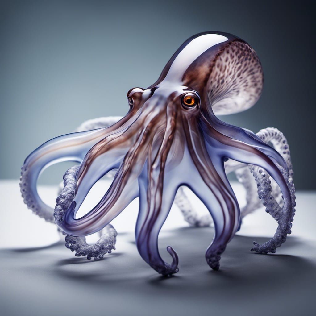 Cephalopod ~ Blown Glass Animals