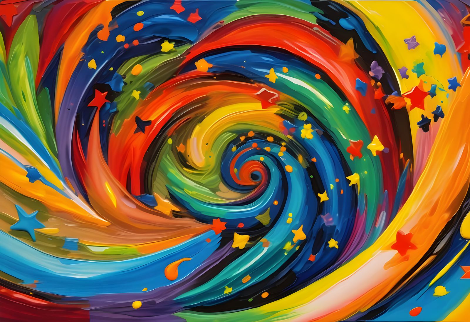 Cosmic Vortex Maelstroms with Vibrant Stars