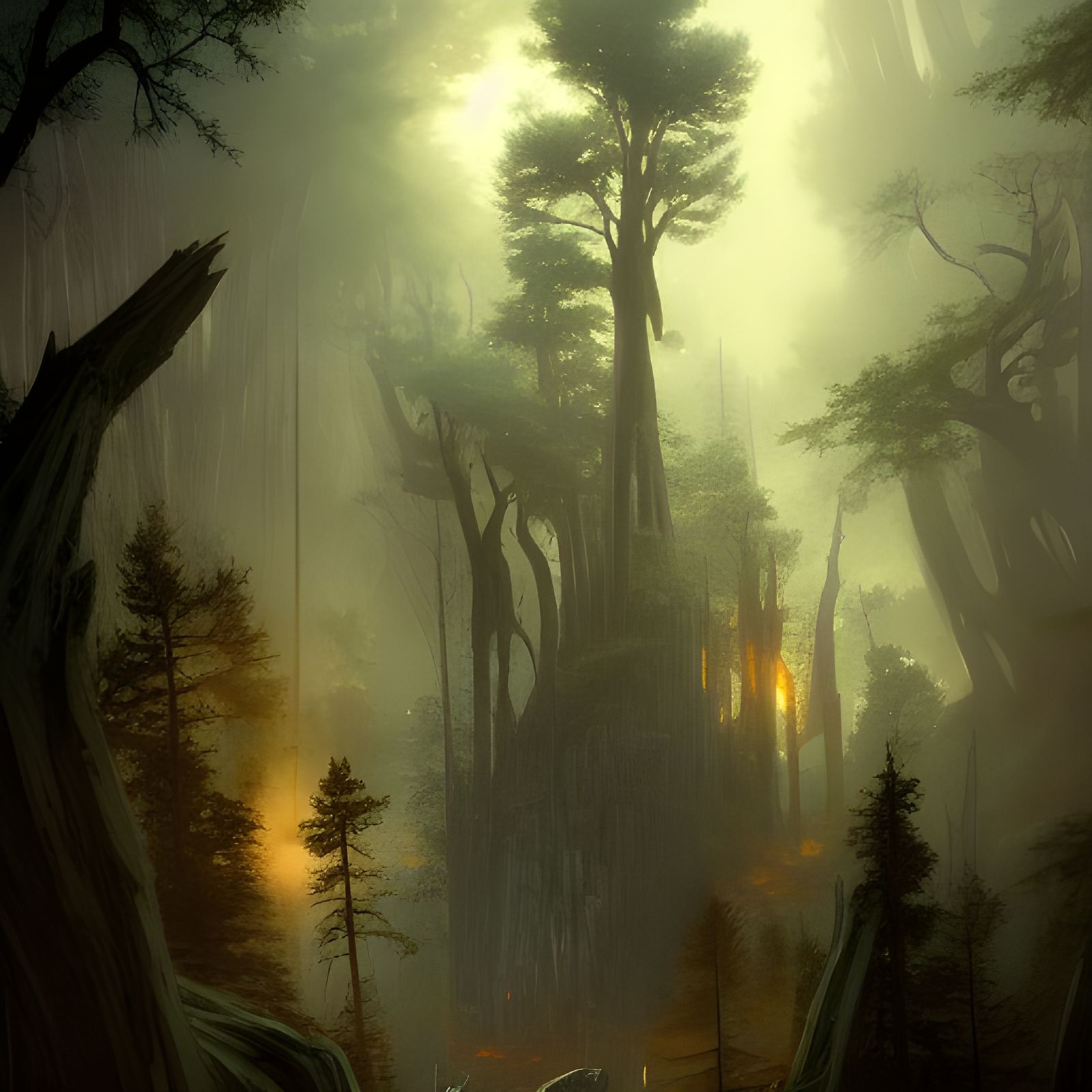 Enchanted Forest in a Sinister Hidden Valley