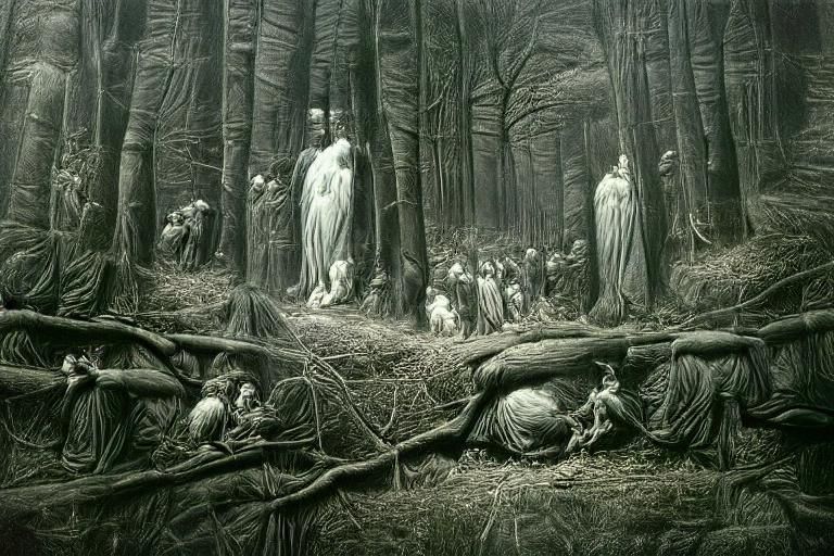 Gothic Forest Inspired by Gustave Doré