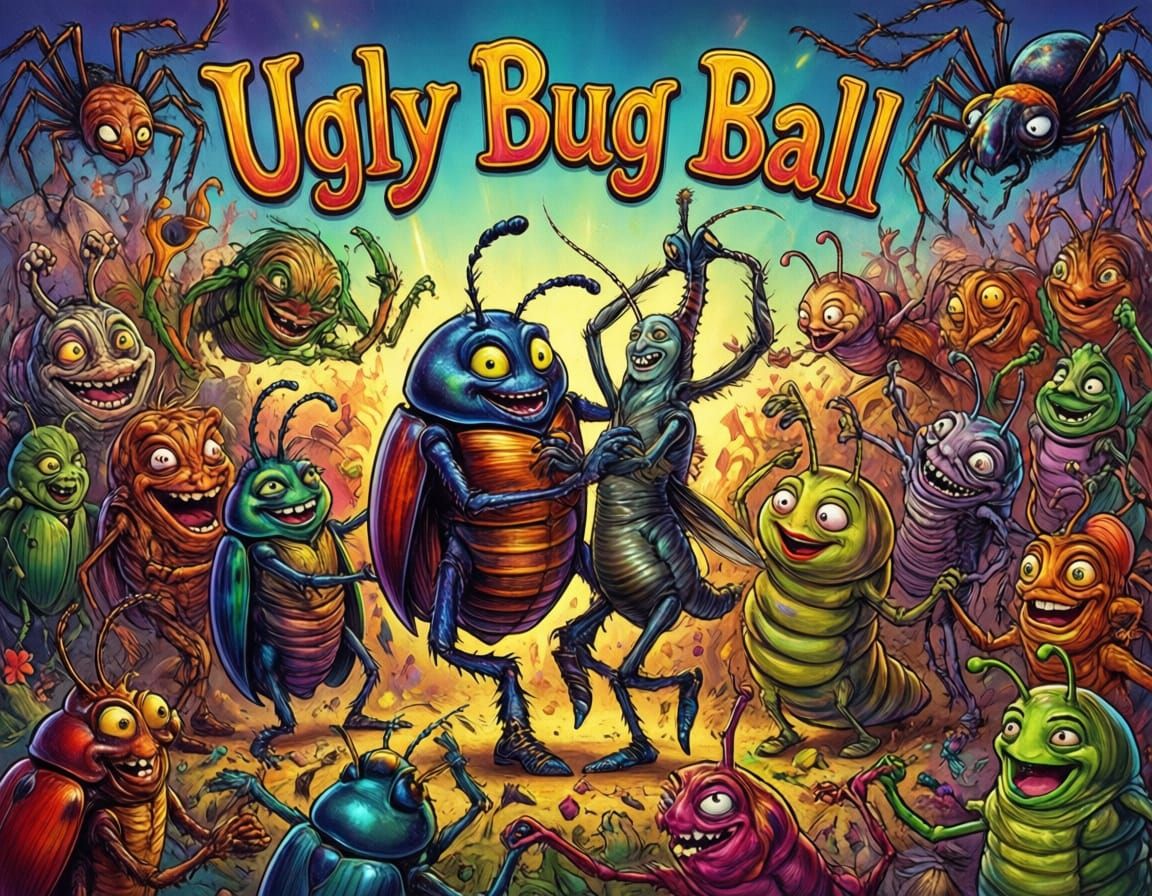 Ugly Bugs Dance Wildly at the Ugly Bug Ball