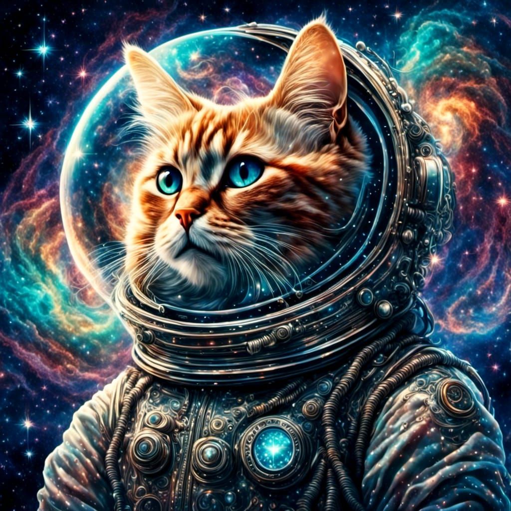 Celtic Cats in Space Suits