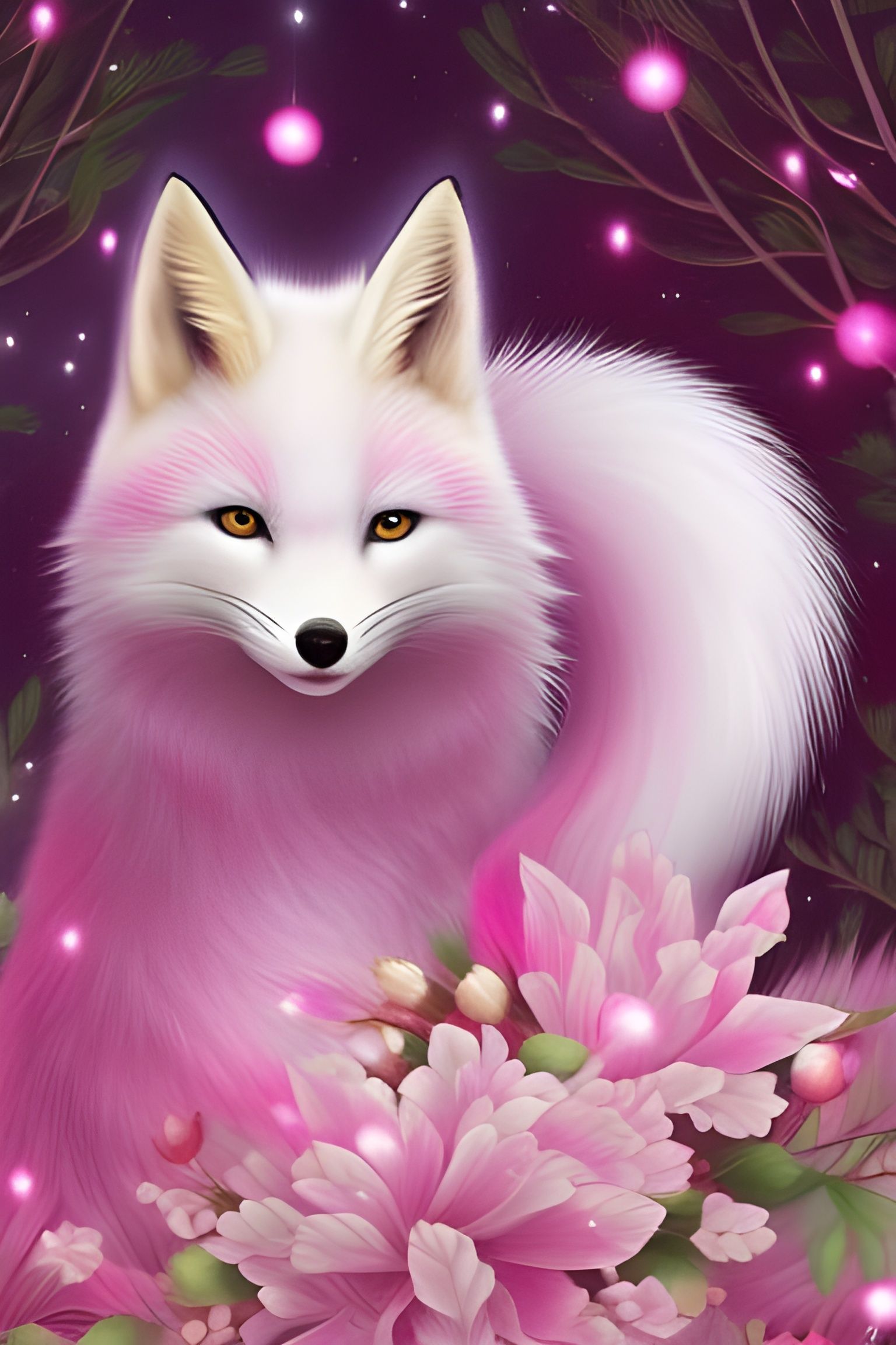 Pink fox