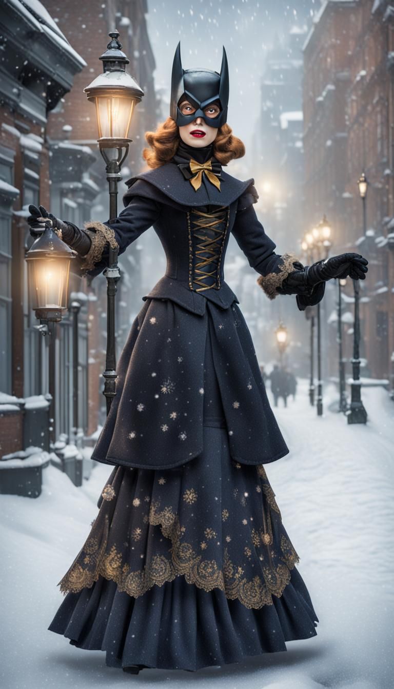 Lady Batgirl Caroler as Winter Marionette