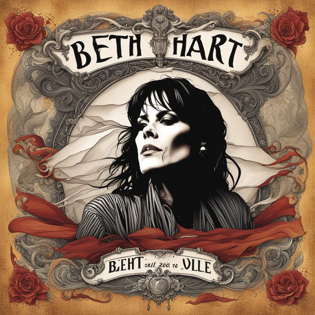 Beth Hart Under a Silver Veil Portrait