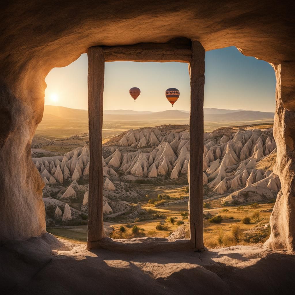Cappadocia Hot Air Balloon at Sunset