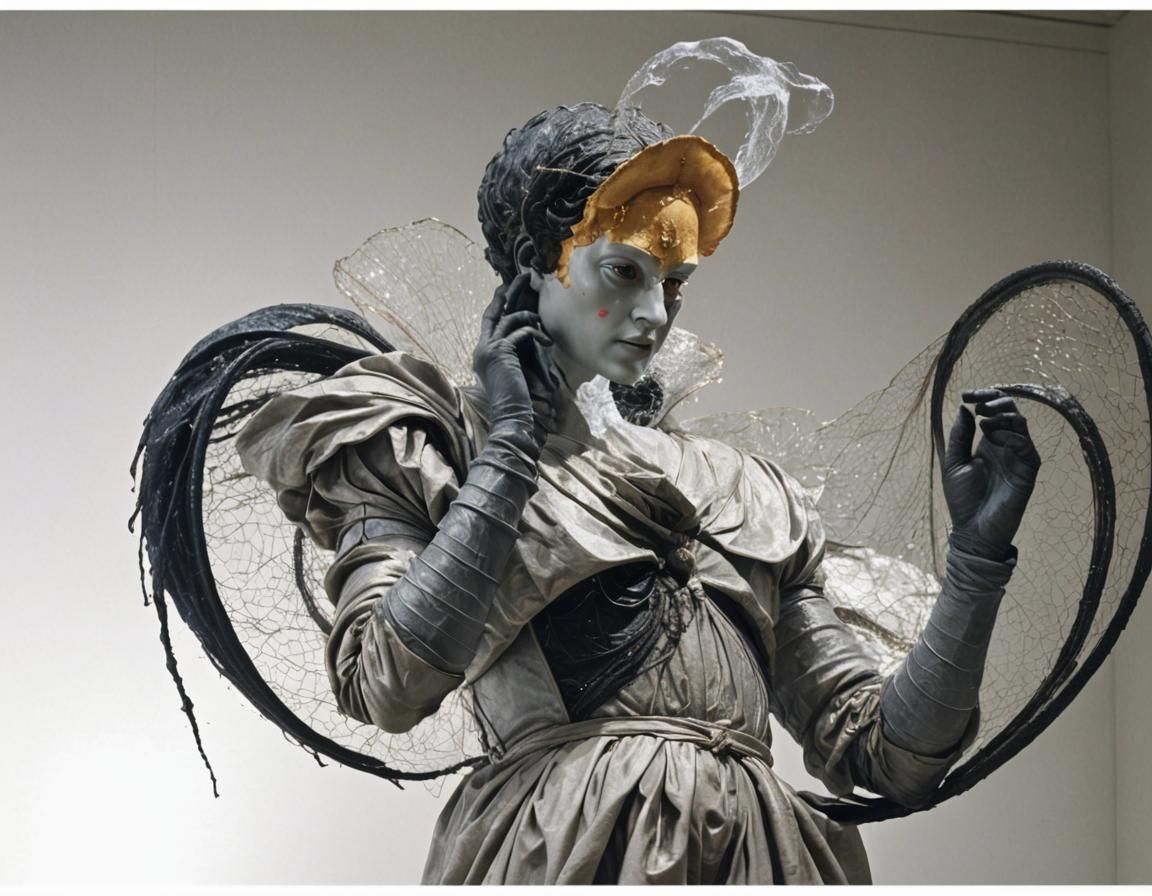 Old Masters' Party: Hyperrealistic Alien Celebration