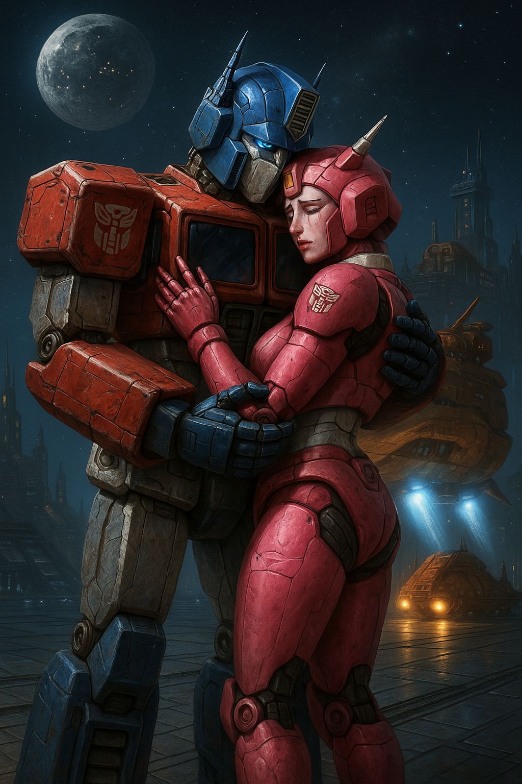 Optimus Prime and Elita One's Heartbreaking Farewell on Cybe...