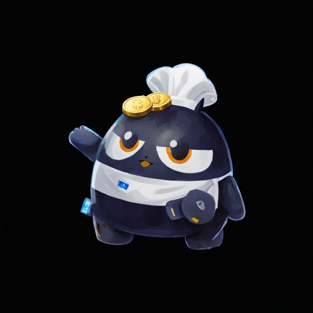 Abstract Digital Money Concept