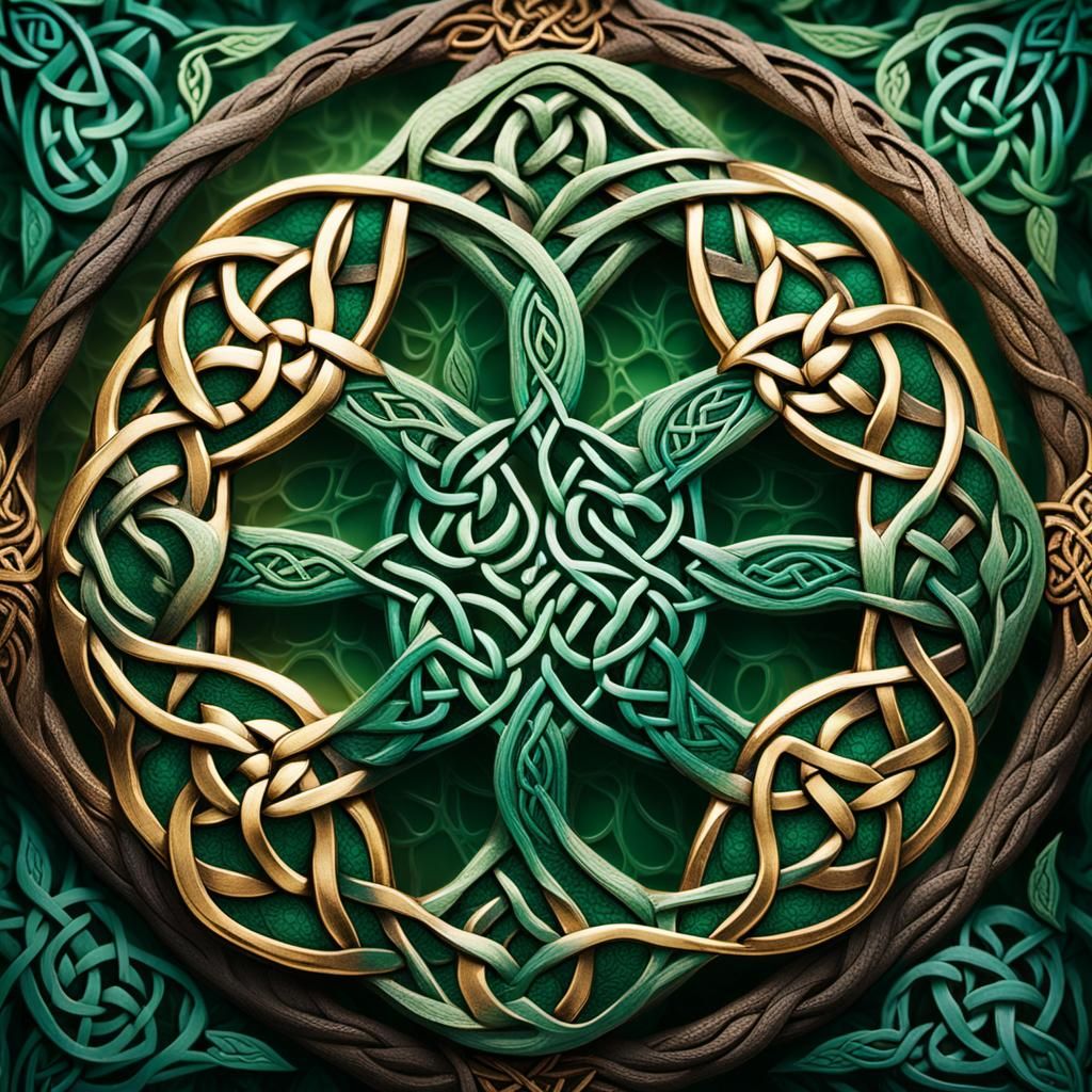 A complex celtic knot