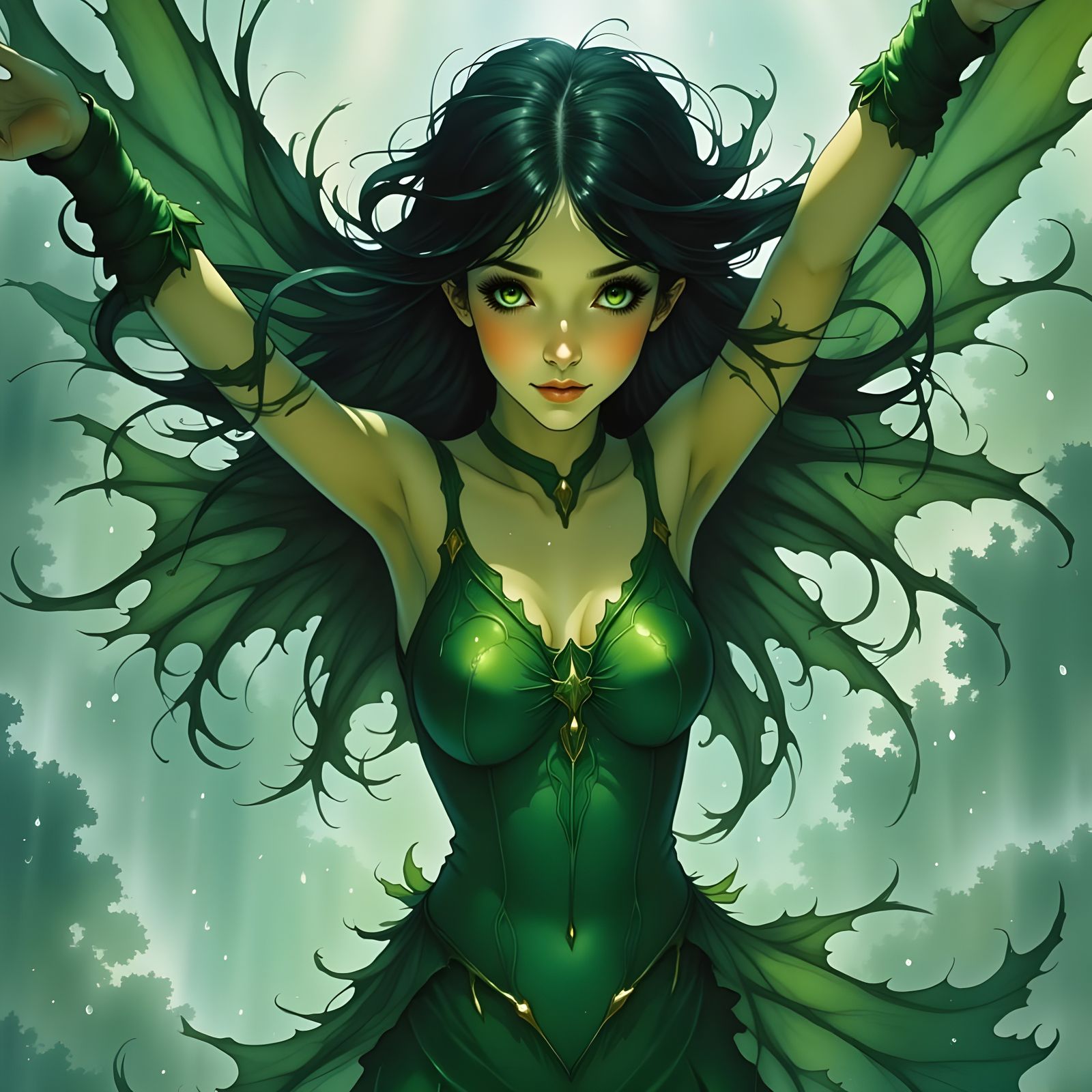 Ethereal Fairy in Turbulent Tempest