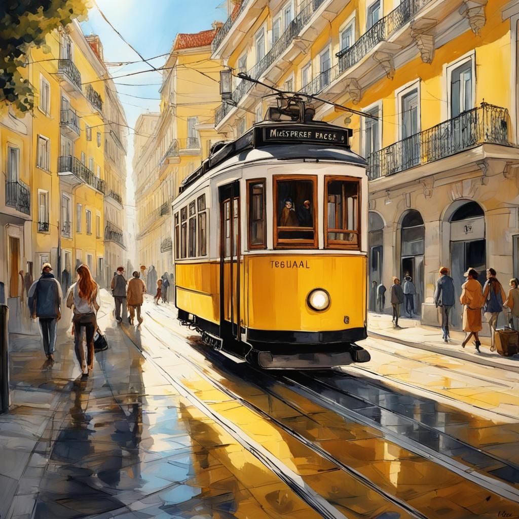 Lisbon tram Eléctrico