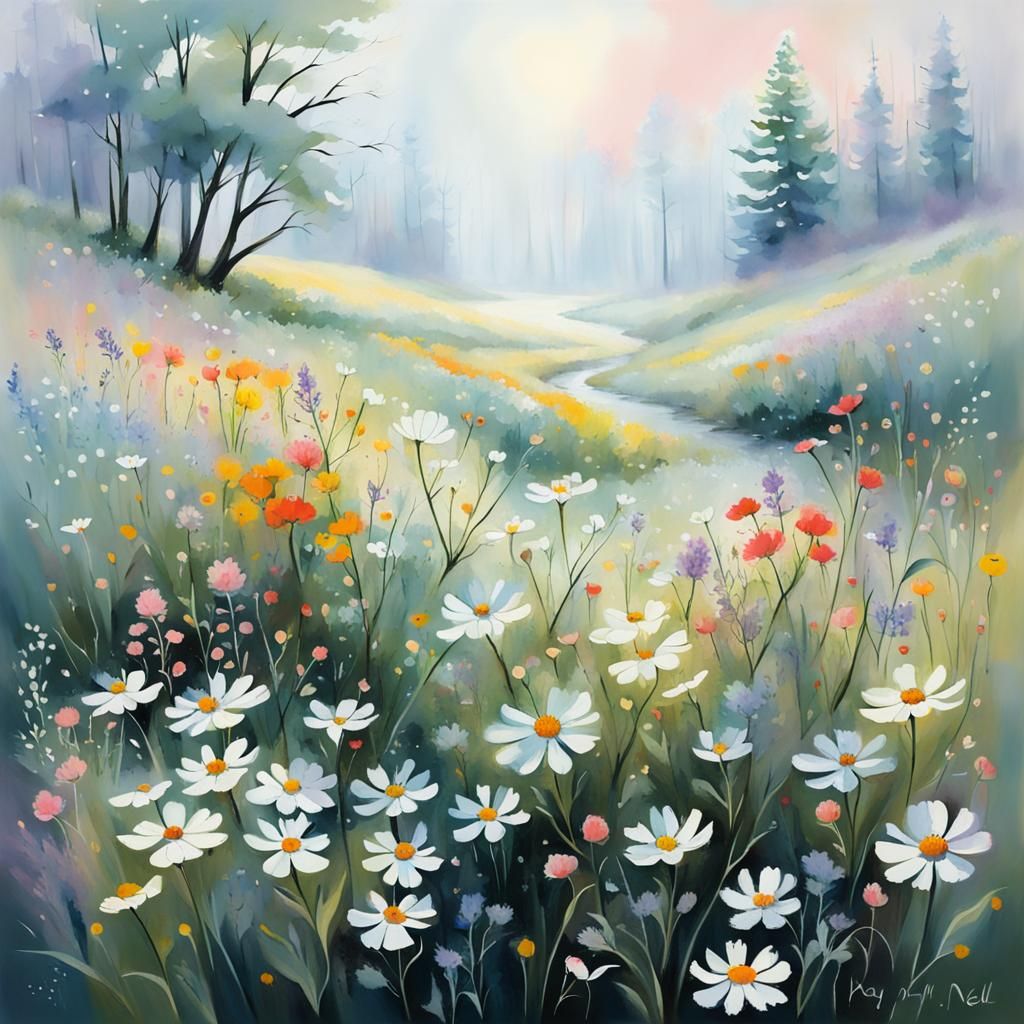 Wildflower  landscape