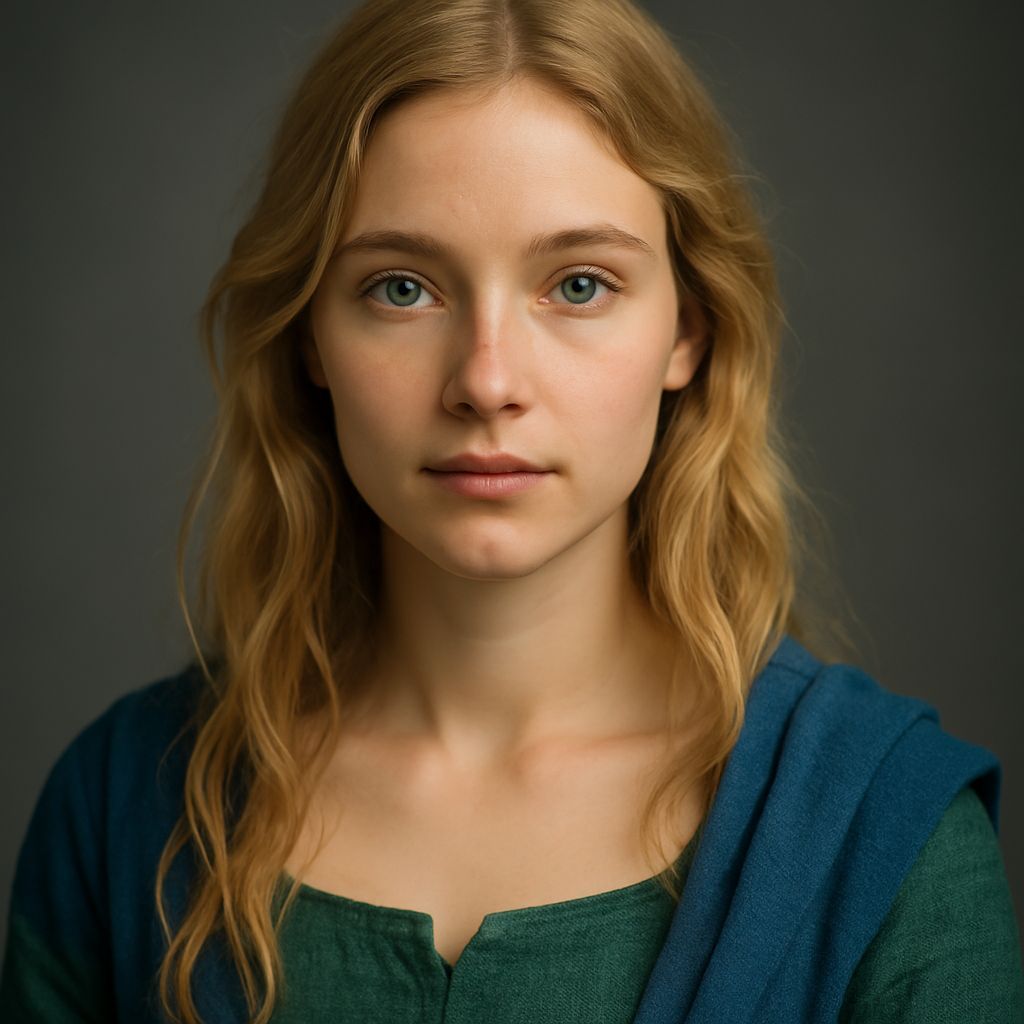 Medieval Arrest: Armored Soldiers Detain Peasant Woman