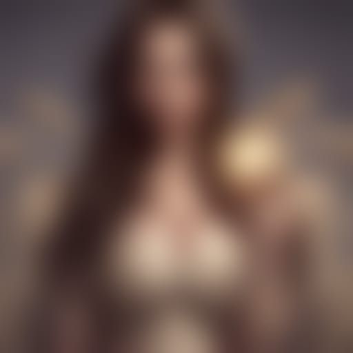 Lace Bra Portrait in Hyperdetailed 8K Concept Art