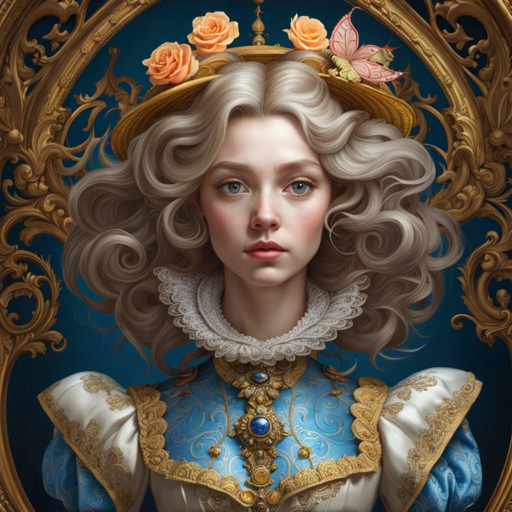 Rococo Alice in Wonderland