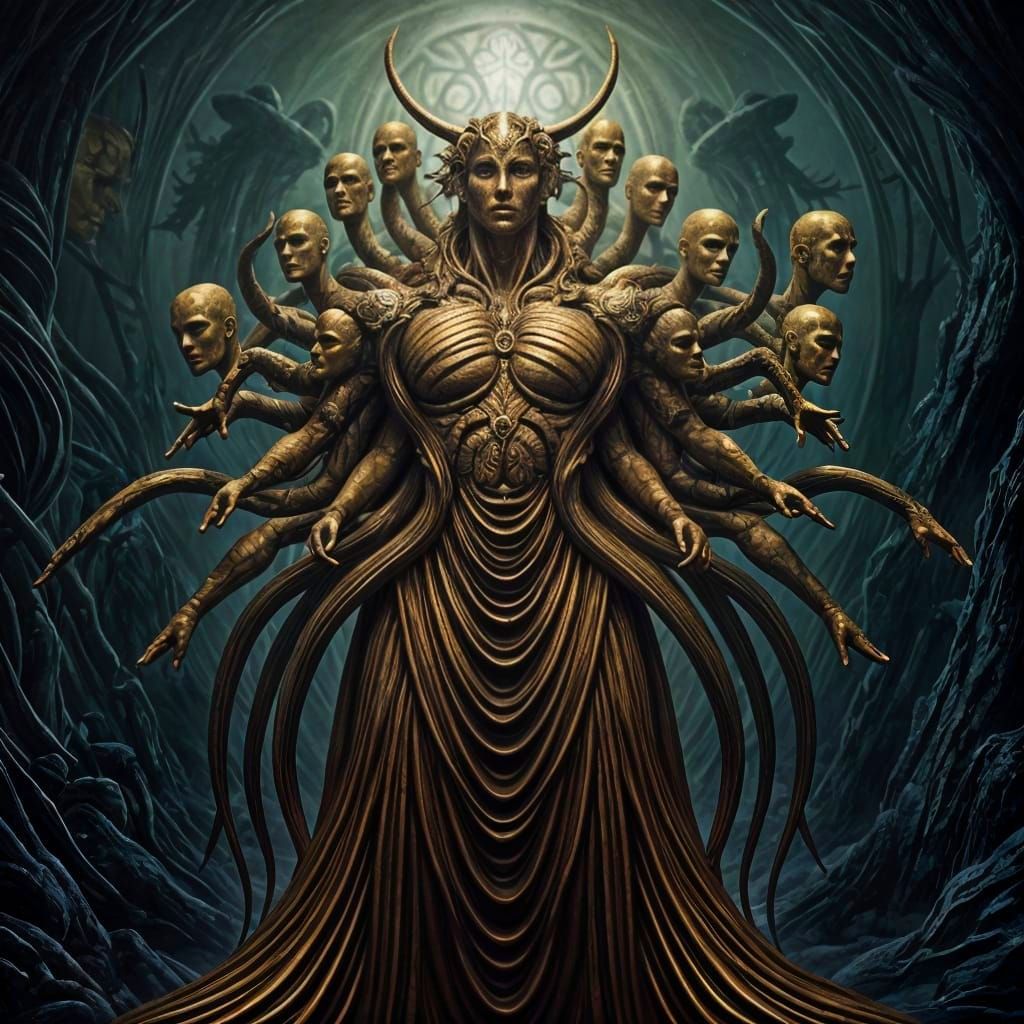 Hecatoncheires: A Multi-Limbed Mythological Creature