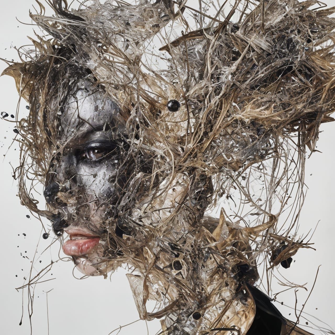 Ethereal Loneliness: A Hyperrealistic Belladonna Portrait