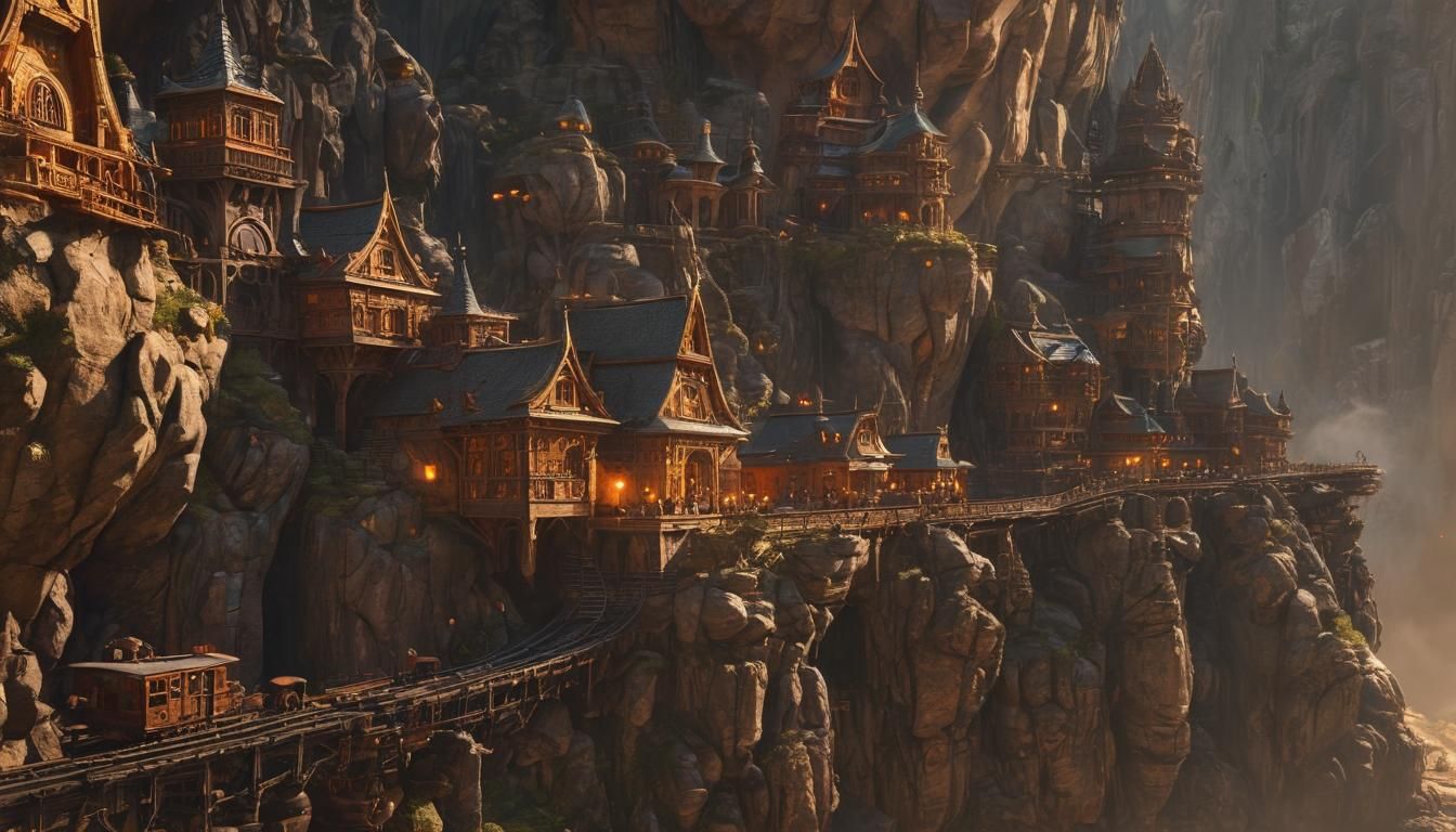 The dwarven trainstation