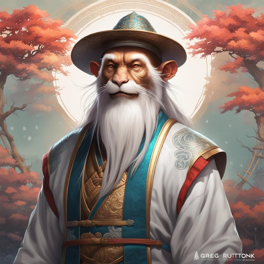 Pai Mei as an Otter Portrait