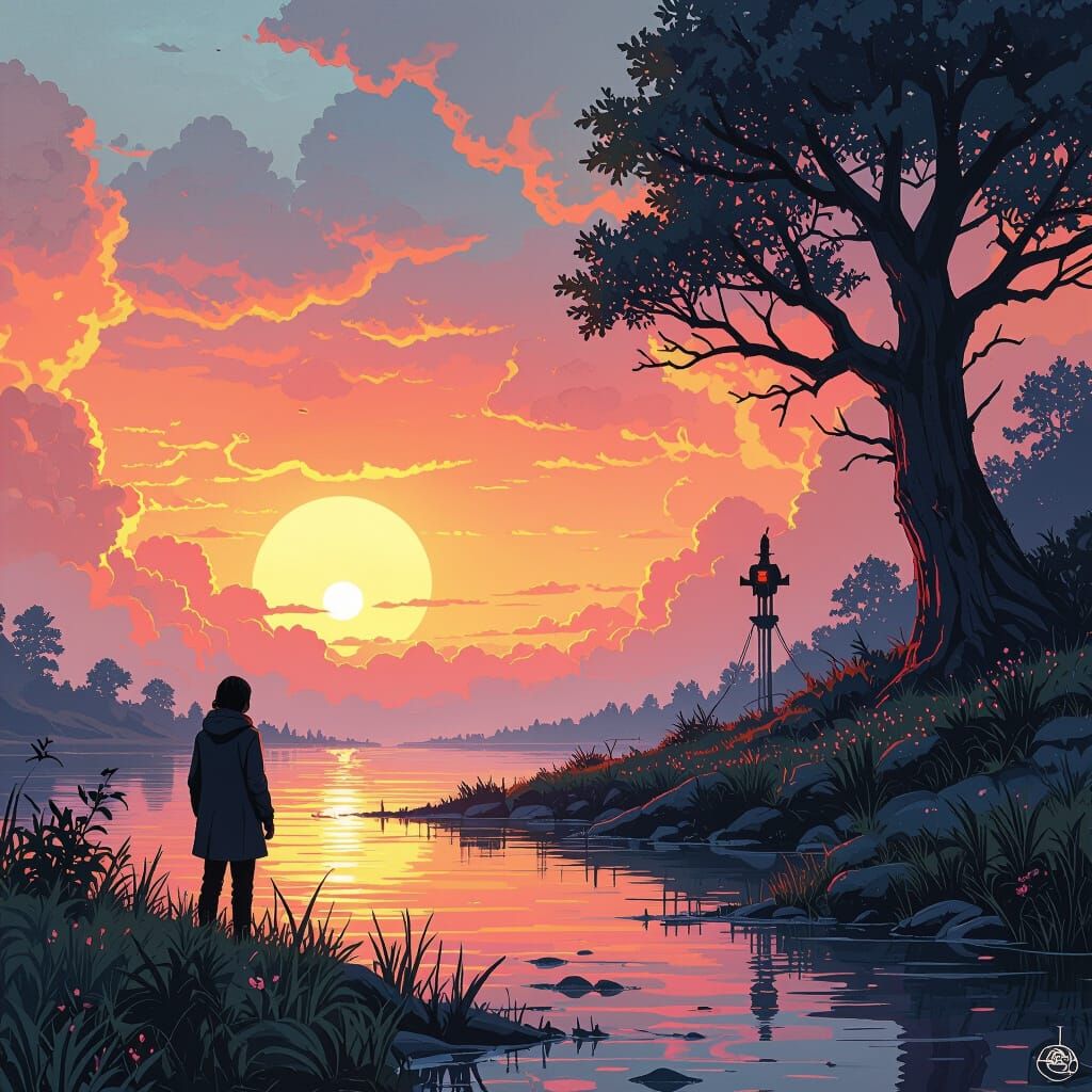 Dreamlike Scene in a Surreal Style