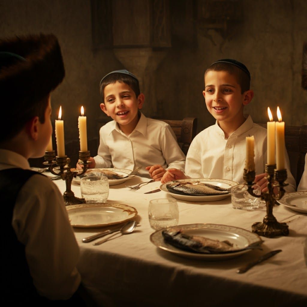 Warm Shabbat Dinner with Ultra-Orthodox Family
