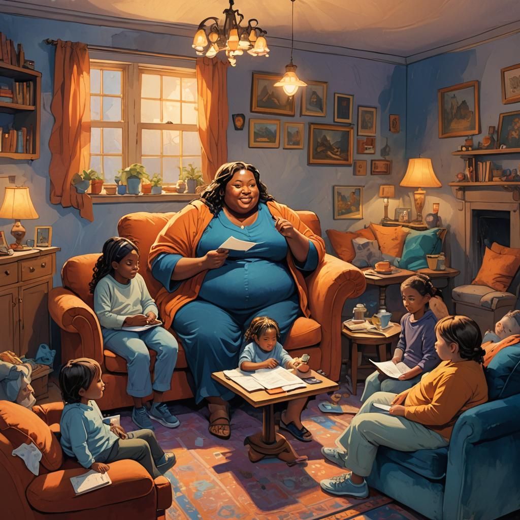 Cozy Chaos: A Whimsical Fantasy Art Concept