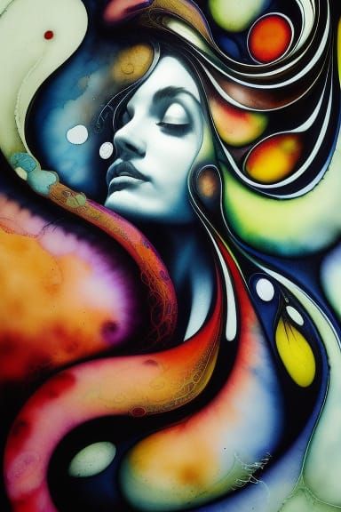 Colorful Santa Helena: Intricate Photorealistic Gouache Pain...