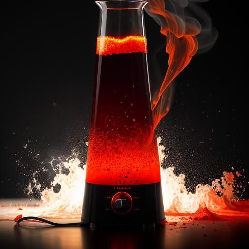Volcanic Lava Lamp Eruption
