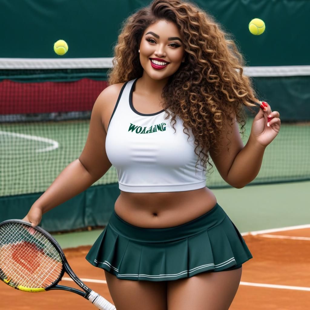 Voluptuous Women's Tennis Tournament Banner