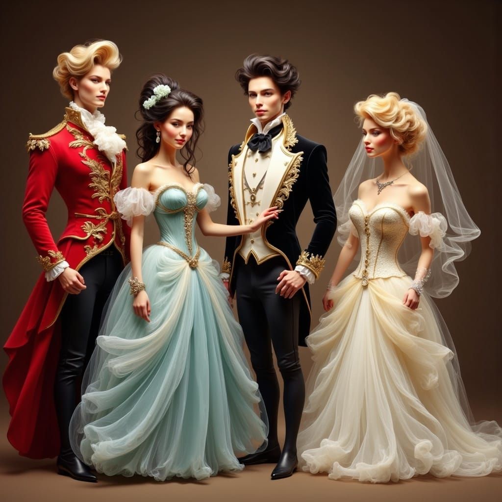 Regency Ball in Whimsical Fantasy Style