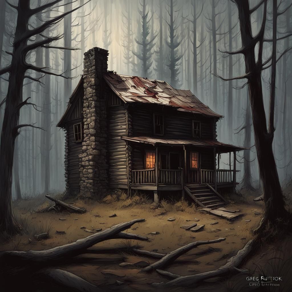 Sinister Cabin in the Woods: A Dark Fantasy