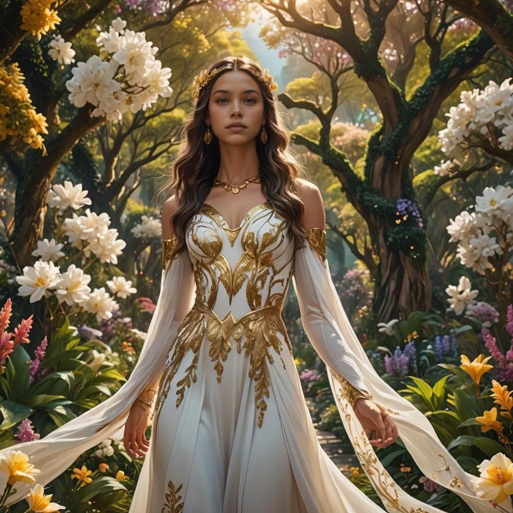 Olivia Rodrigo as a Fantastical Goddess