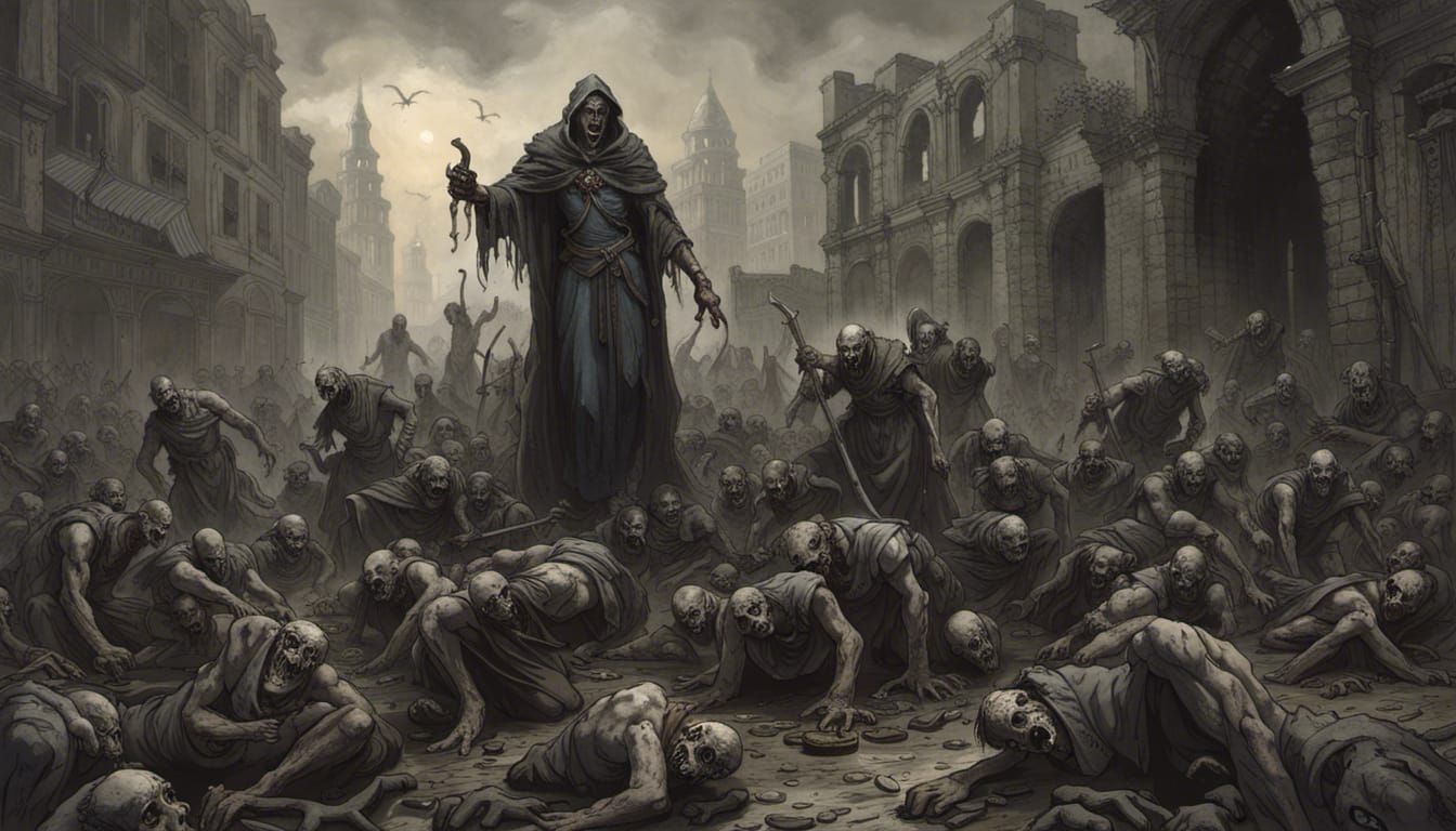 Post-Apocalyptic Necromancer Raises Zombie Army